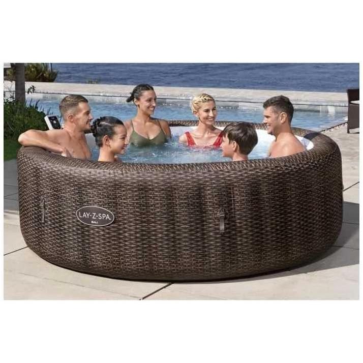 Bestway - Spa hinchable Lay - Z - Spa Bali AirJet con App 4 - 6 personas - BricoandPool