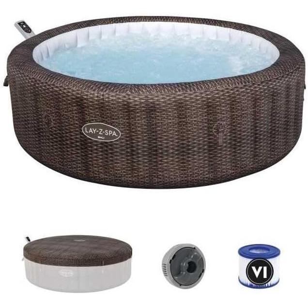 Bestway - Spa hinchable Lay - Z - Spa Bali AirJet con App 4 - 6 personas - BricoandPool