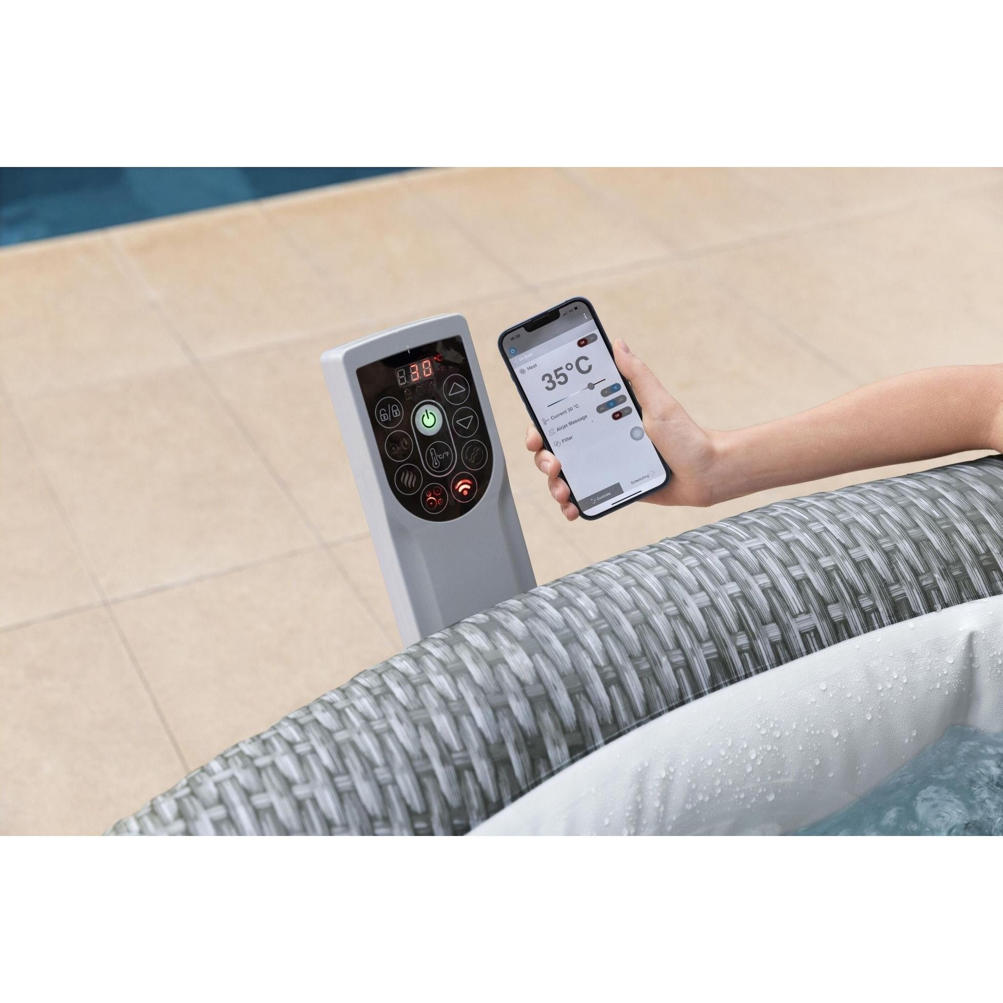 Bestway - Spa hinchable Lay - Z - Spa Bali Smart AirJet 4 - 6 personas - BricoandPool