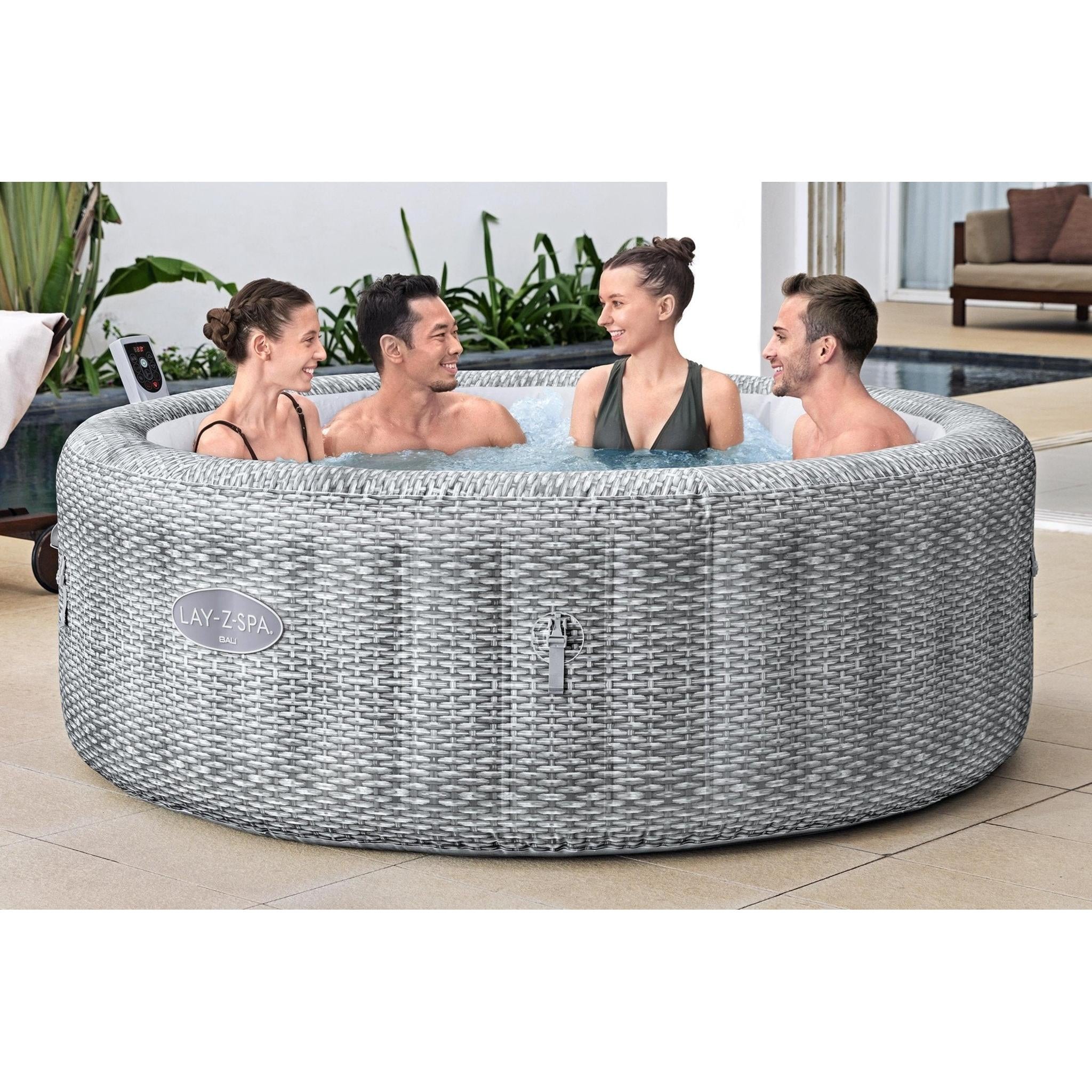 Bestway - Spa hinchable Lay - Z - Spa Bali Smart AirJet 4 - 6 personas - BricoandPool
