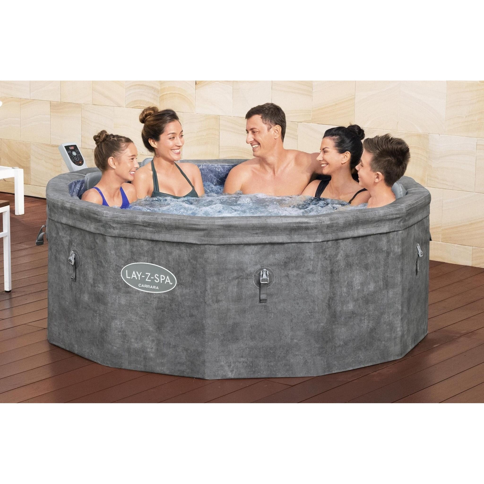 Bestway - Spa hinchable Lay - Z - Spa Carrara Smart AirJet 4 - 6 personas - BricoandPool