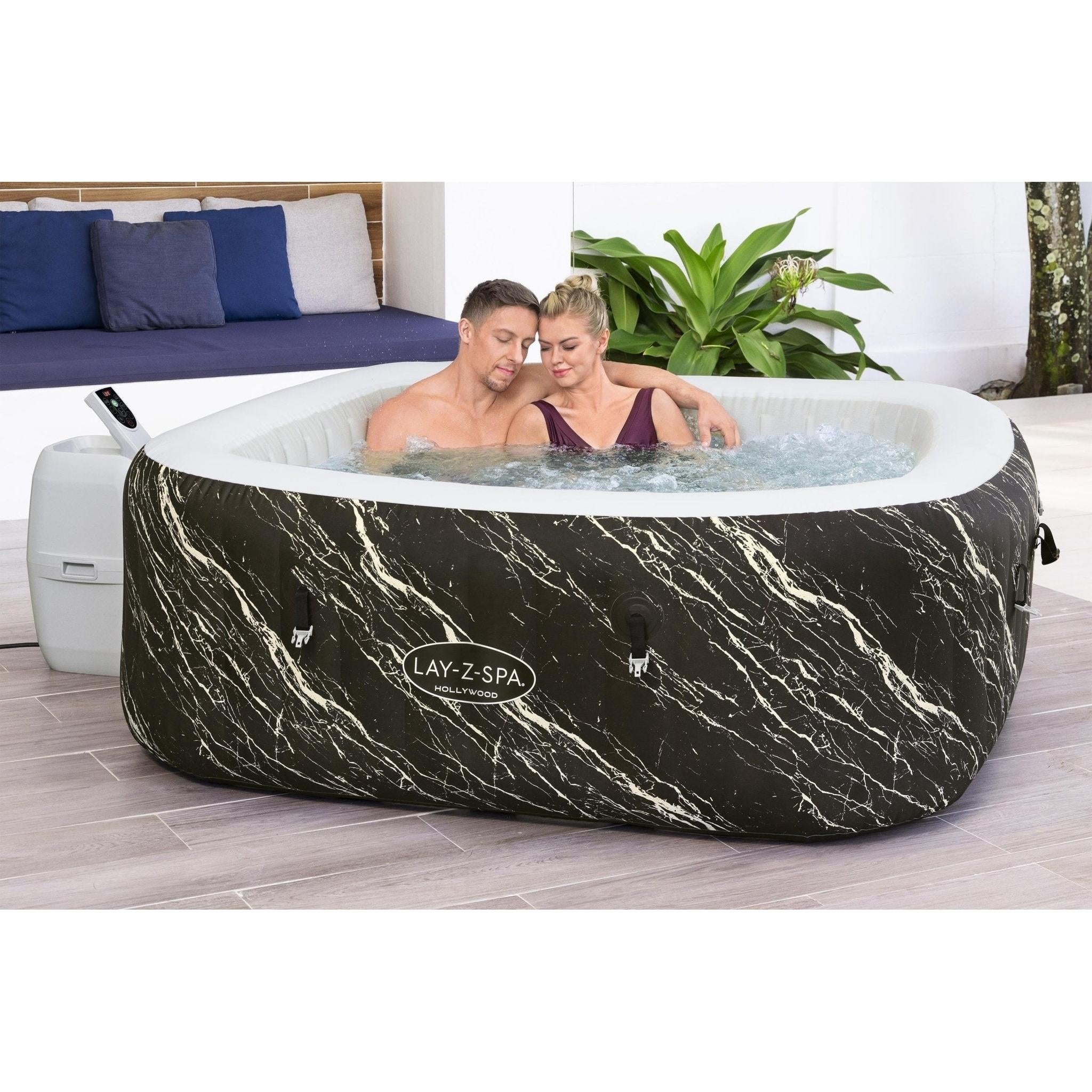Bestway - Spa hinchable Lay - Z - Spa Hollywood AirJet 6 personas - BricoandPool