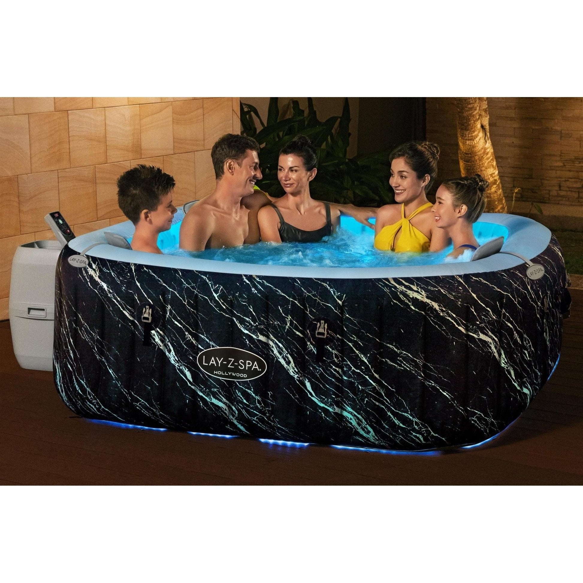 Bestway - Spa hinchable Lay - Z - Spa Hollywood AirJet 6 personas - BricoandPool