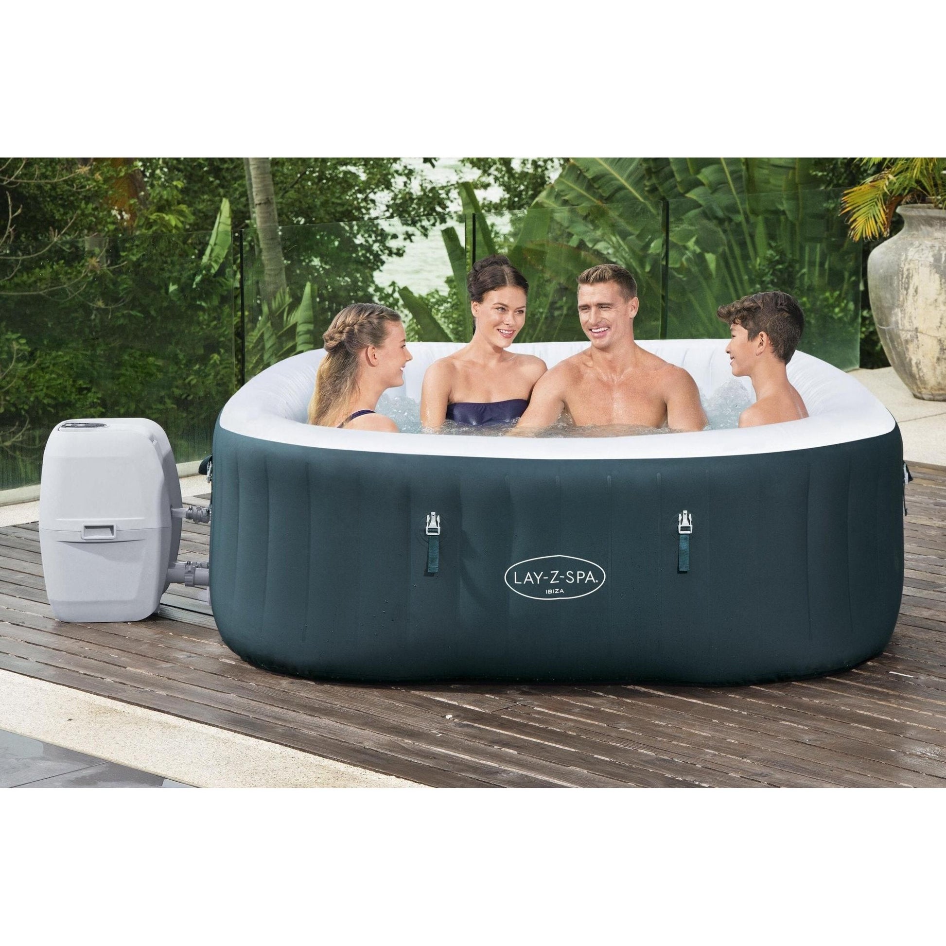 Bestway - Spa hinchable Lay - Z - Spa Ibiza AirJet 4 - 6 personas - BricoandPool