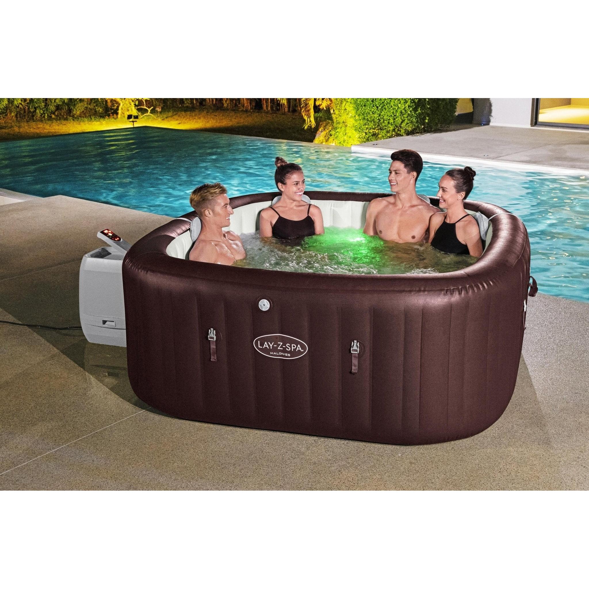 Bestway - Spa hinchable Lay - Z - Spa Maldivas HydroJet Pro 6001U 5 - 7 personas - BricoandPool