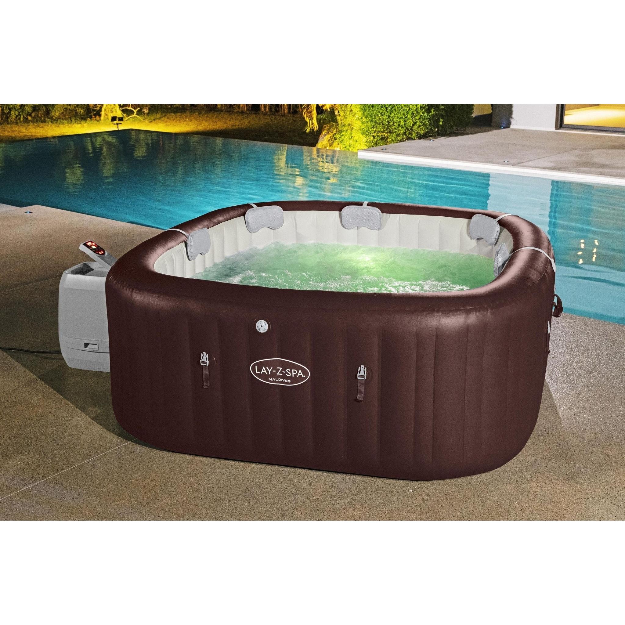 Bestway - Spa hinchable Lay - Z - Spa Maldivas HydroJet Pro 6001U 5 - 7 personas - BricoandPool
