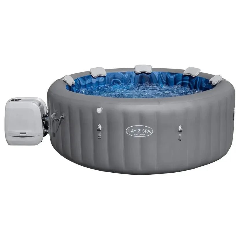 Bestway - Spa hinchable Lay - Z - Spa Santorini Smart AirJet 5 - 7 personas - BricoandPool