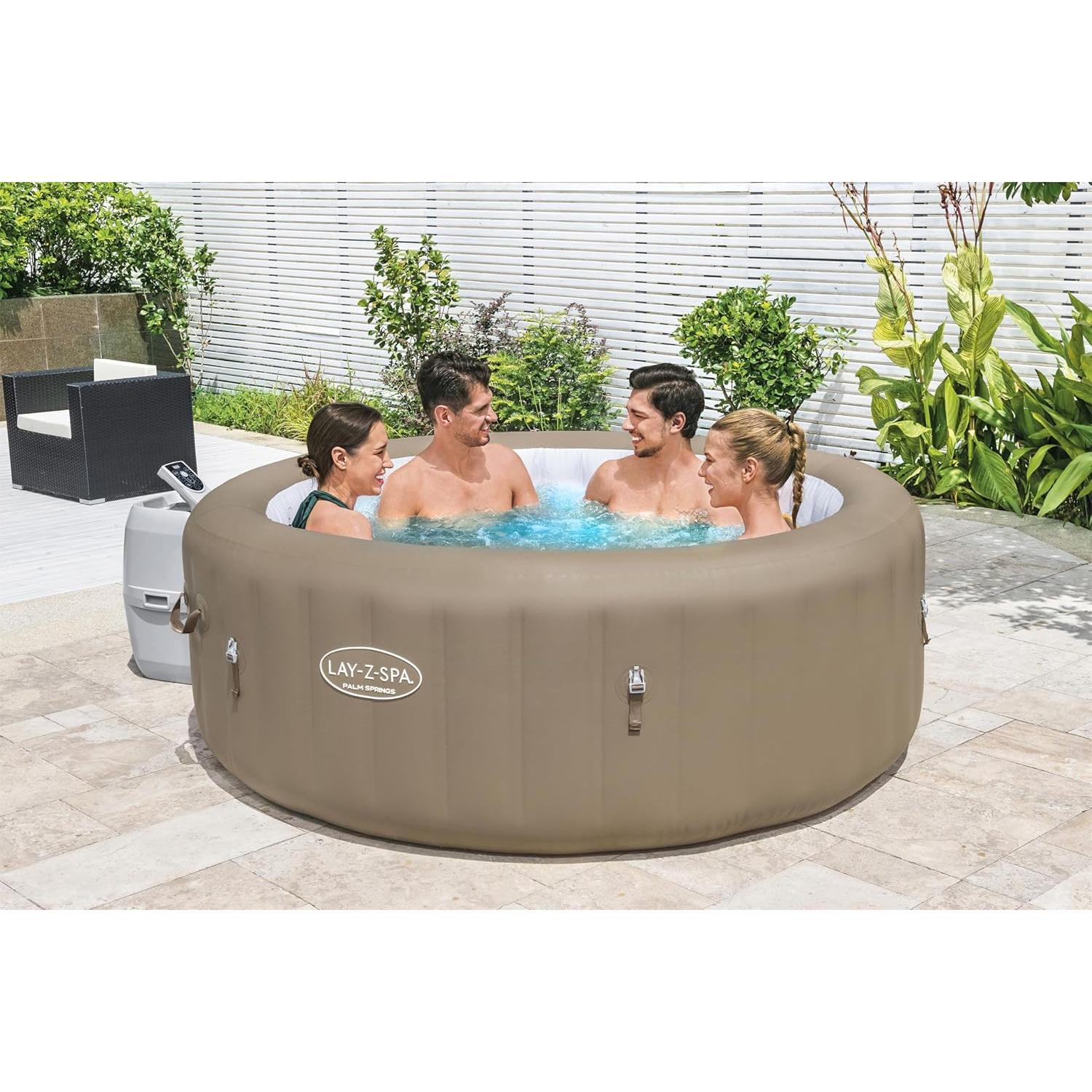 Bestway - Spa hinchable redondo Palm Springs AirJet 6 plazas - BricoandPool
