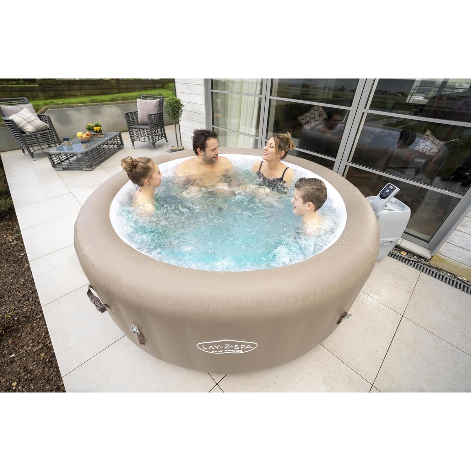 Bestway - Spa hinchable redondo Palm Springs AirJet 6 plazas - BricoandPool