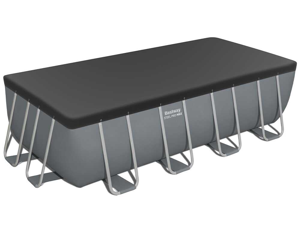 Bestway – Power Steel aufstellpool rechteckiger (549 × 274 × 122 cm)