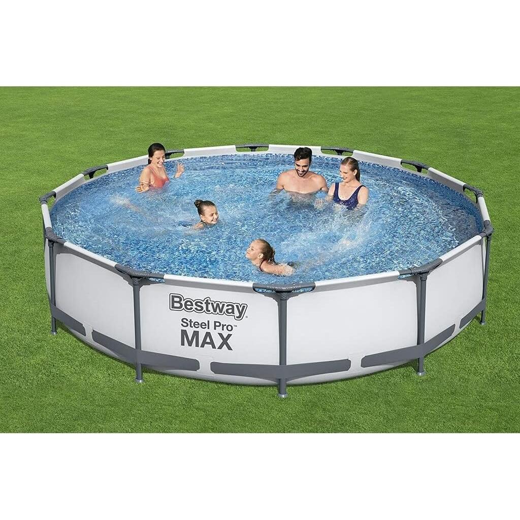 Bestway – Steel Pro Max piscina desmontable circular (366 × 76 cm) - BricoandPool