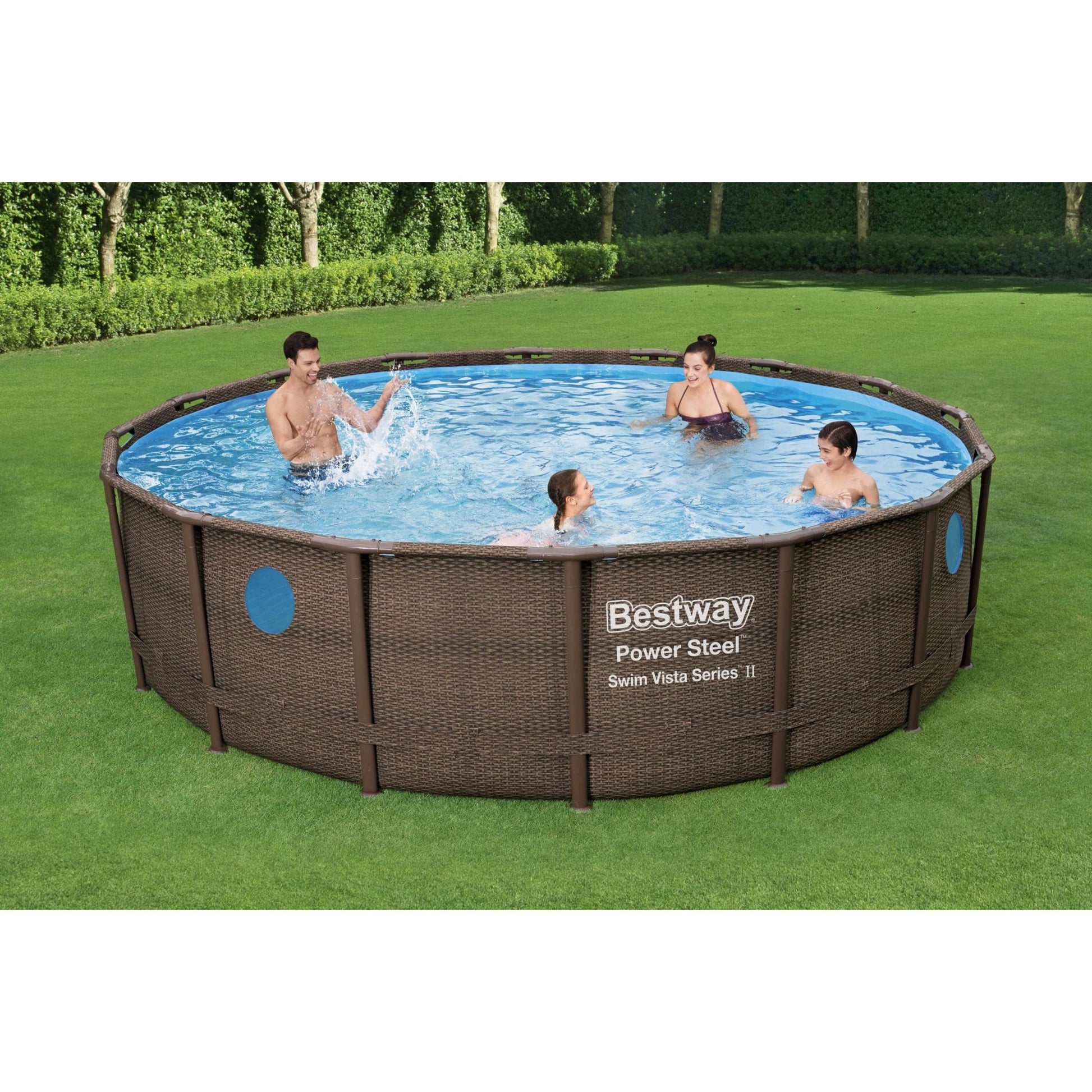 Bestway – Steel Pro Max piscina desmontable circular (488 × 122 cm) - BricoandPool