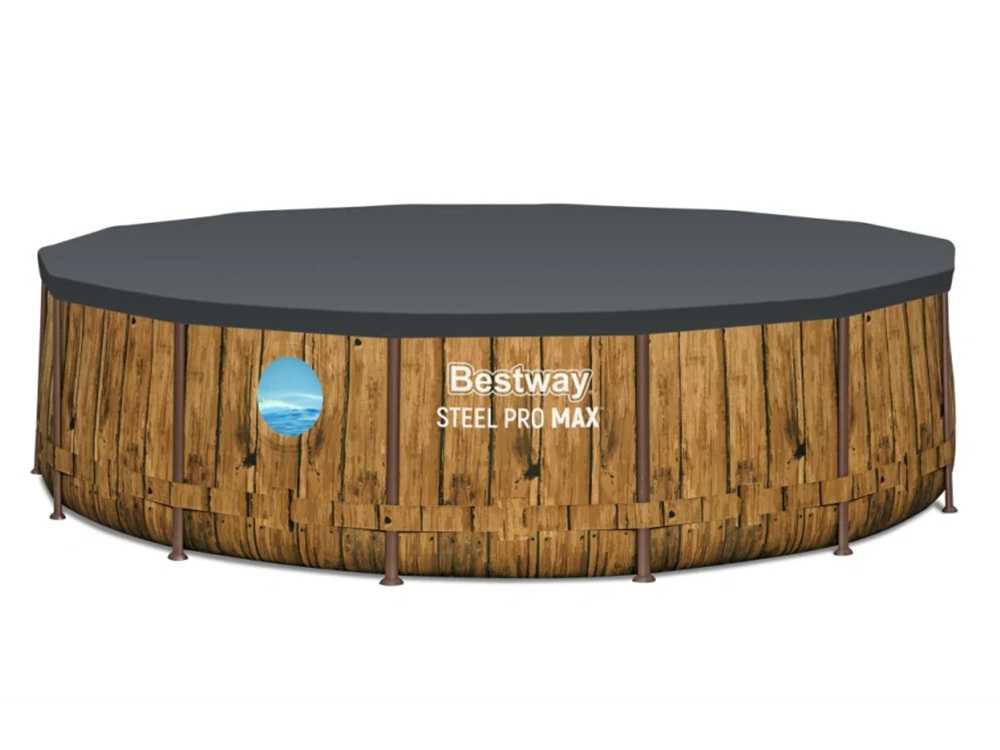 Bestway – Steel Pro Max aufstellpool rund  (488 × 122 cm)