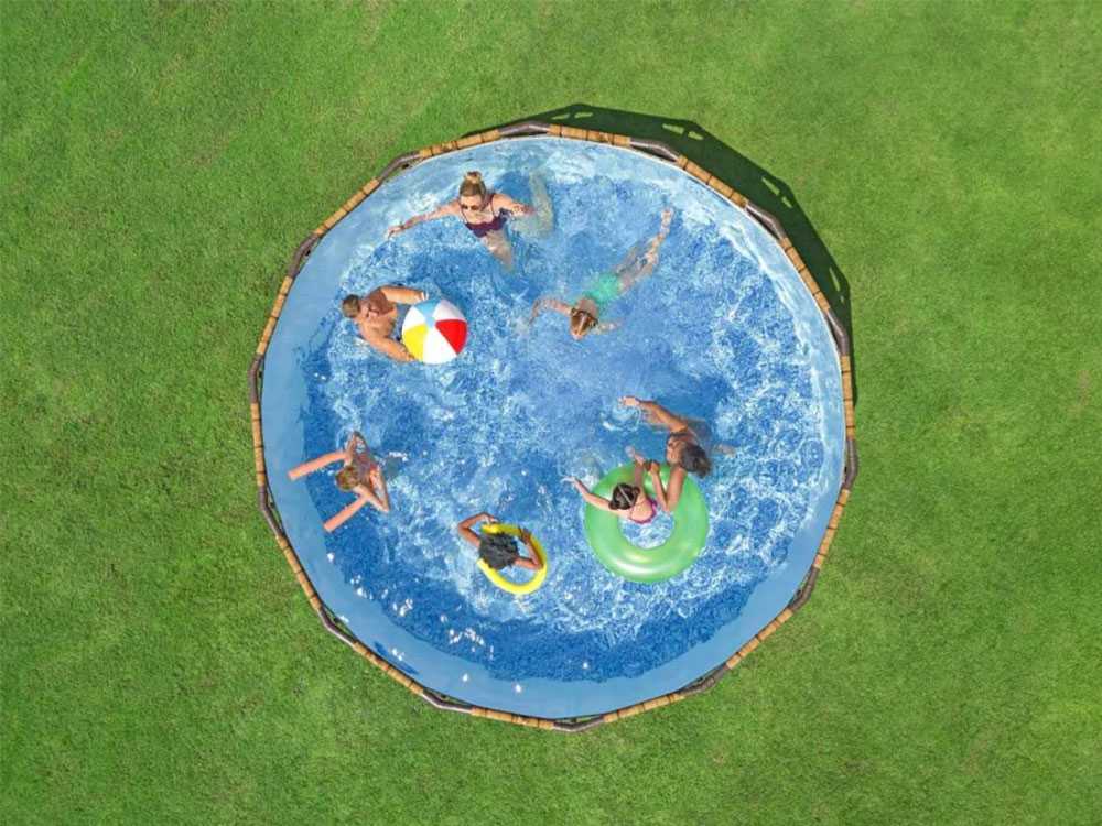 Bestway – Steel Pro Max aufstellpool rund  (488 × 122 cm)