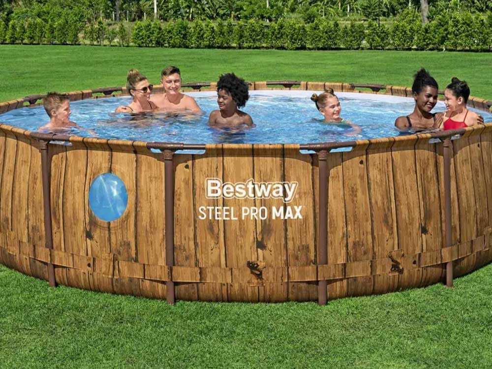 Bestway – Steel Pro Max aufstellpool rund  (488 × 122 cm)