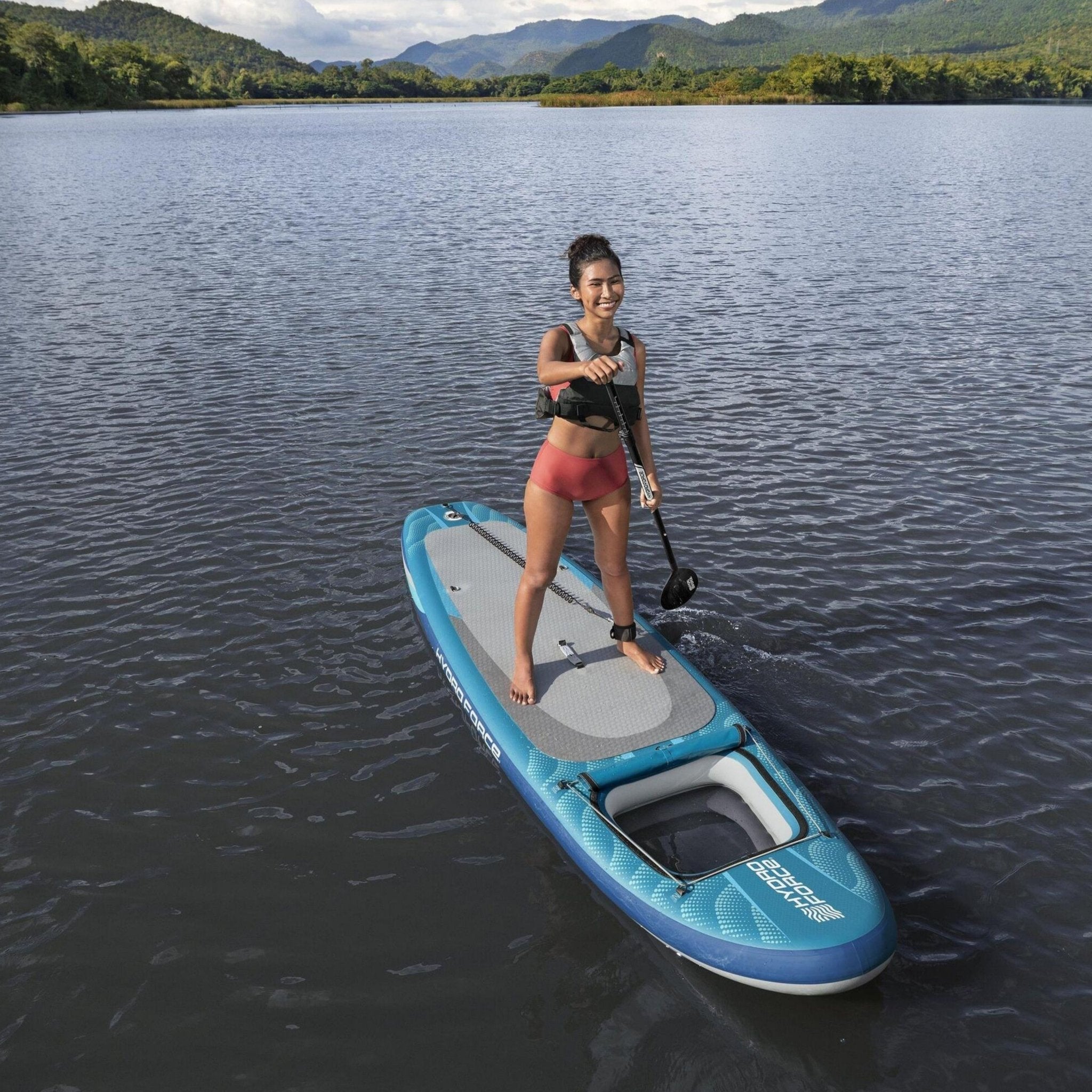 Bestway - Tabla de paddle surf inflable Aqua Drifter View 3,35 m - BricoandPool