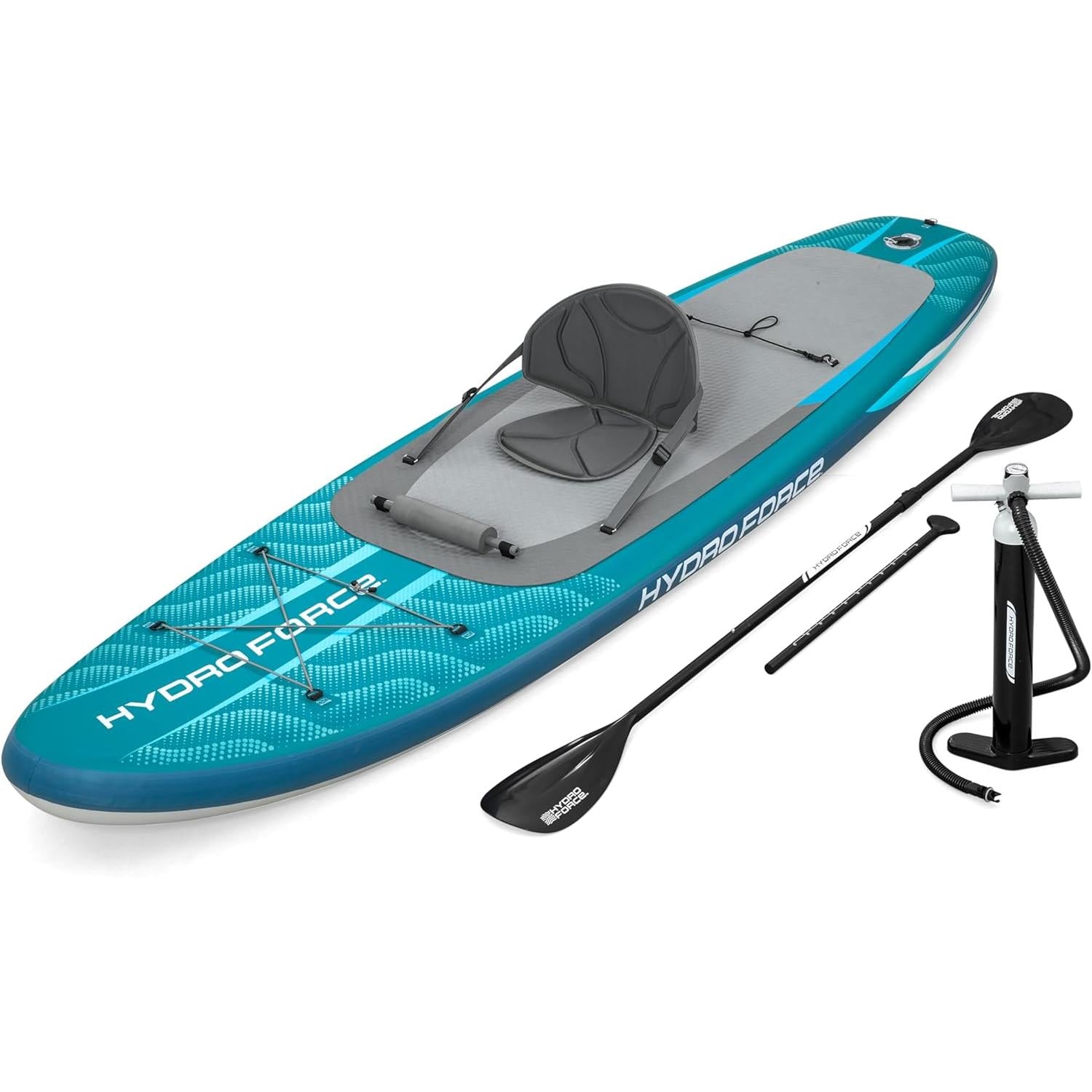 Bestway - Tabla de paddle surf inflable Hydro Force Aqua Drifter con asiento 3,35 m - BricoandPool