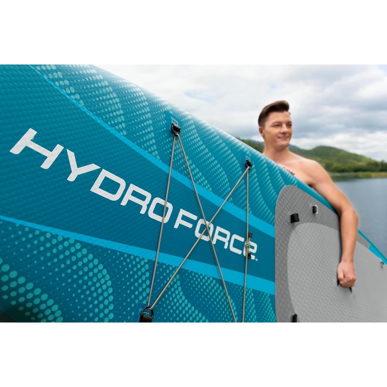Bestway - Tabla de paddle surf inflable Hydro Force Aqua Drifter con asiento 3,35 m - BricoandPool