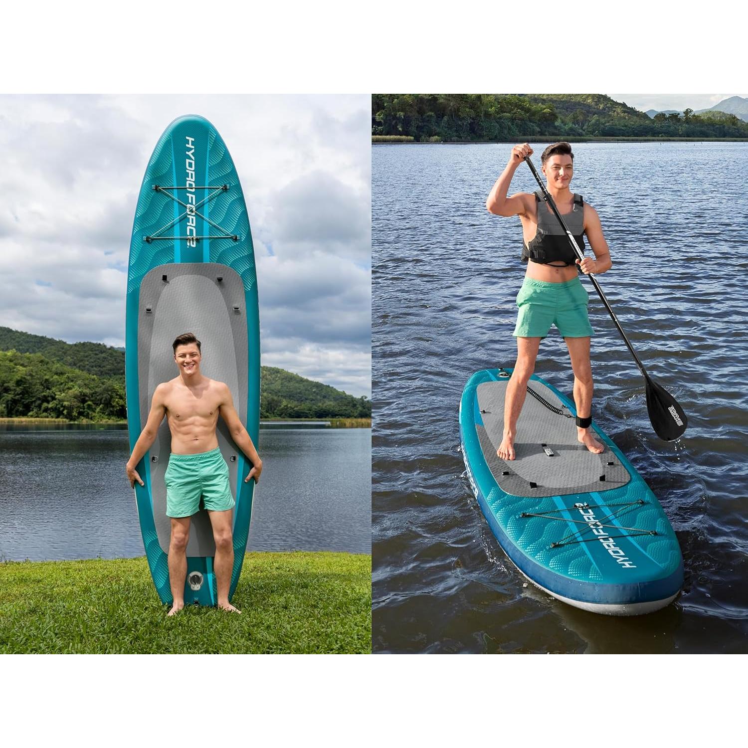 Bestway - Tabla de paddle surf inflable Hydro Force Aqua Drifter con asiento 3,35 m - BricoandPool
