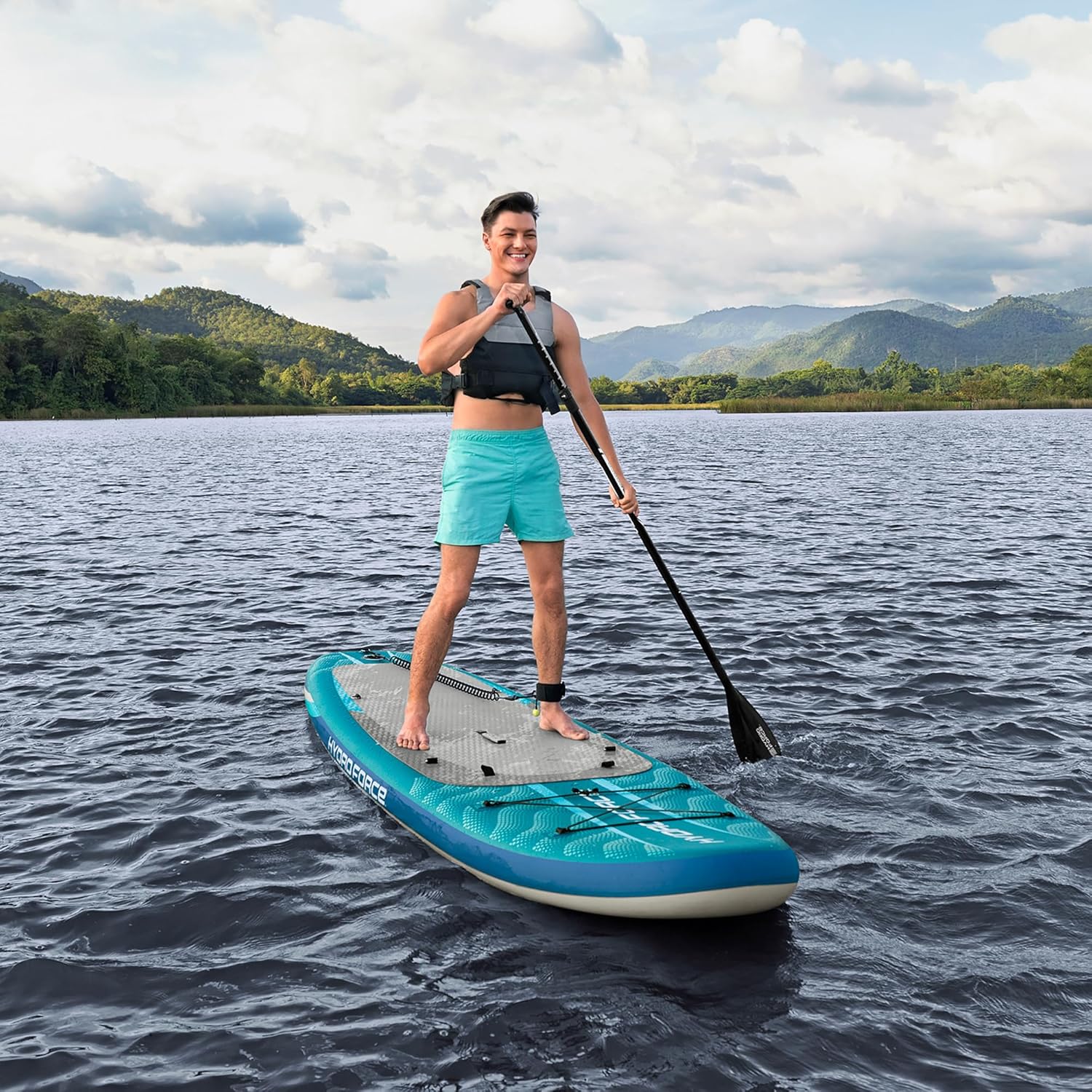 Bestway - Tabla de paddle surf inflable Hydro Force Aqua Drifter con asiento 3,35 m - BricoandPool