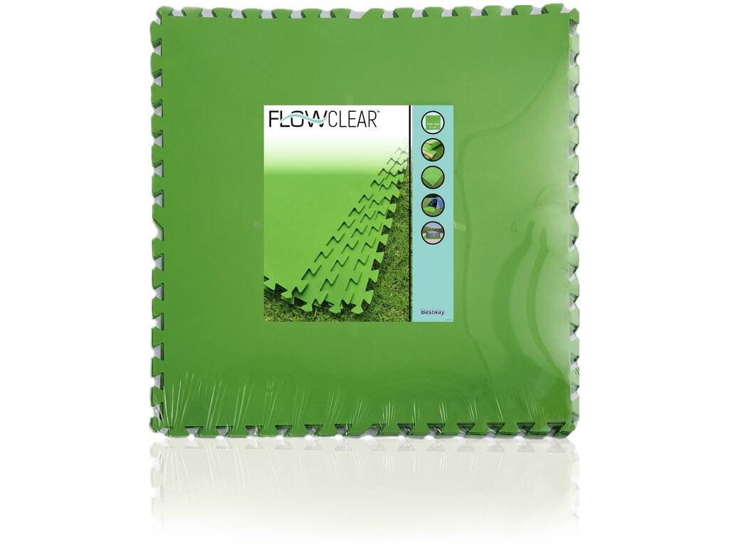 Bestway - Tapiz de suelo Flowclear 78 x 78 cm para piscinas - BricoandPool