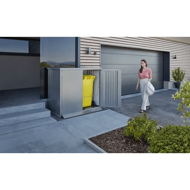 Biohort – Alex contenedor doble de cubos de basura modular con ruedas - BricoandPool