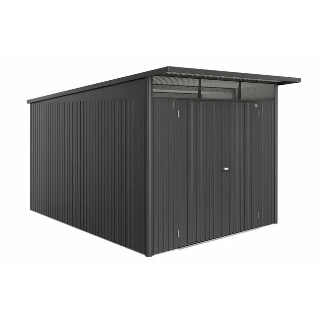 Biohort – AvantGarde Eco Caseta metálica de jardín con techo en atril - BricoandPool