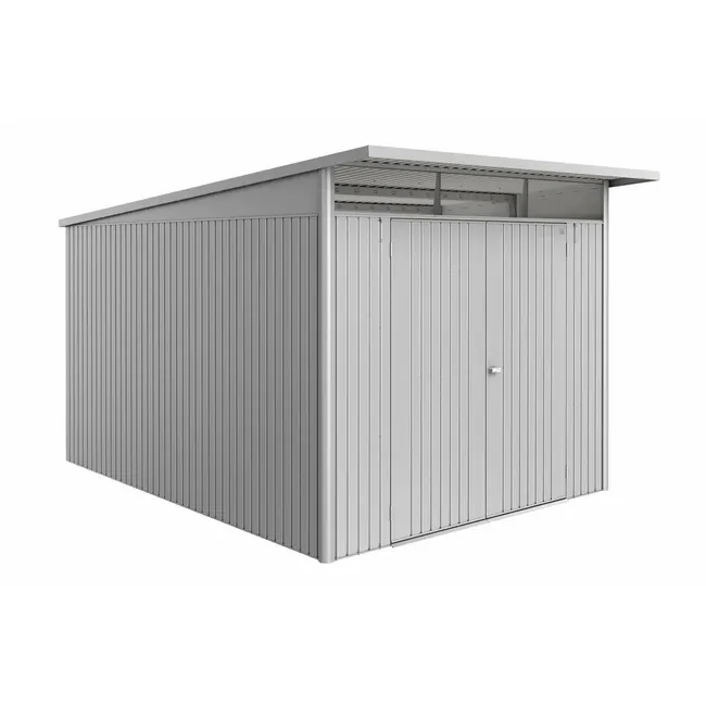 Biohort – AvantGarde Eco Caseta metálica de jardín con techo en atril - BricoandPool