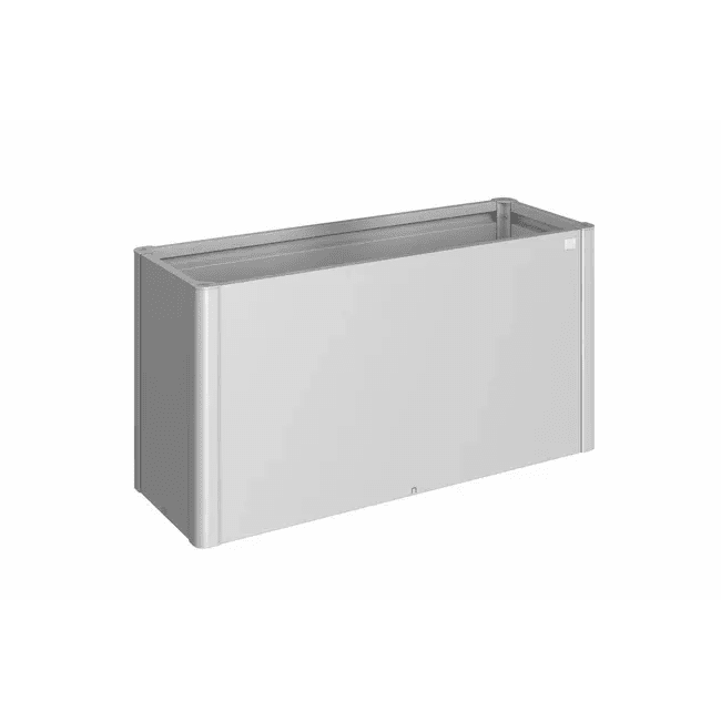 Biohort – Belvedere sistema elevado de cajas de cultivo de metal en color Plata metálica - BricoandPool
