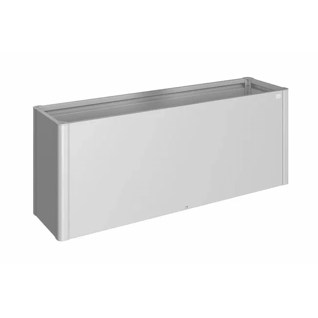 Biohort – Belvedere sistema elevado de cajas de cultivo de metal en color Plata metálica - BricoandPool