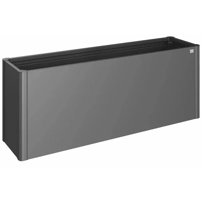 Biohort – Belvedere sistema elevado de cajas de cultivo de metal en Gris oscuro metálico - BricoandPool