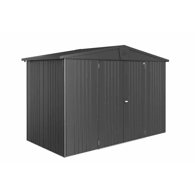 Biohort – Europa Caseta metálica de jardín en color Gris oscuro metálico - BricoandPool