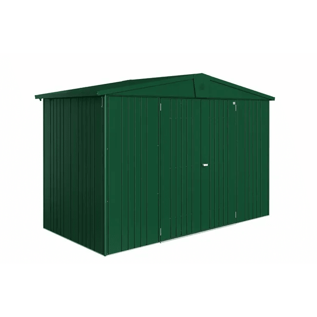 Biohort – Europa Caseta metálica de jardín en color Verde oscuro - BricoandPool