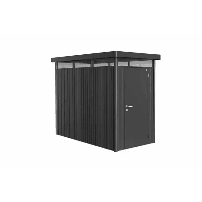 Biohort – HighLine Caseta metálica de jardín en color Gris oscuro metálico - BricoandPool