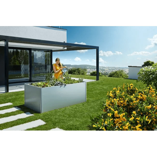 Biohort – Huerto urbano elevado de metal - BricoandPool