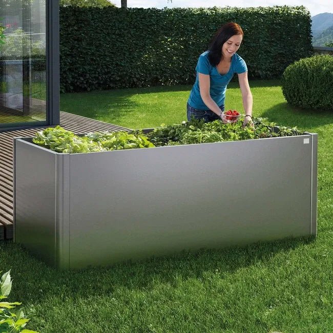 Biohort – Huerto urbano elevado de metal - BricoandPool