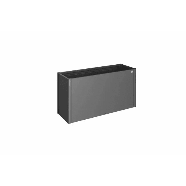 Biohort – Huerto urbano elevado de metal en color Gris oscuro metálico - BricoandPool