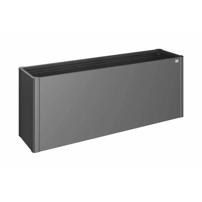 Biohort – Huerto urbano elevado de metal en color Gris oscuro metálico - BricoandPool