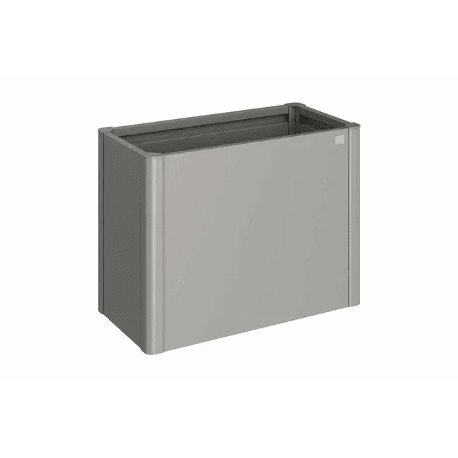 Biohort – Huerto urbano elevado de metal en Gris cuarzo metálico - BricoandPool