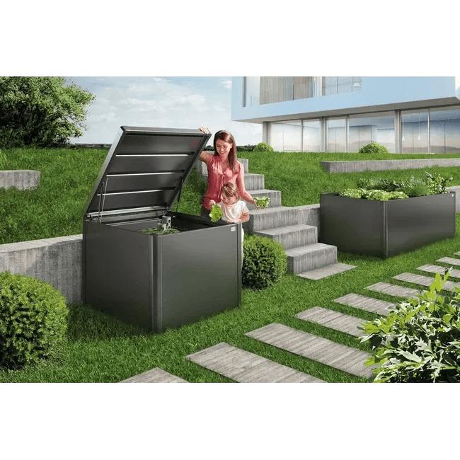 Biohort – MonAmi compostera metálica de diseño - BricoandPool