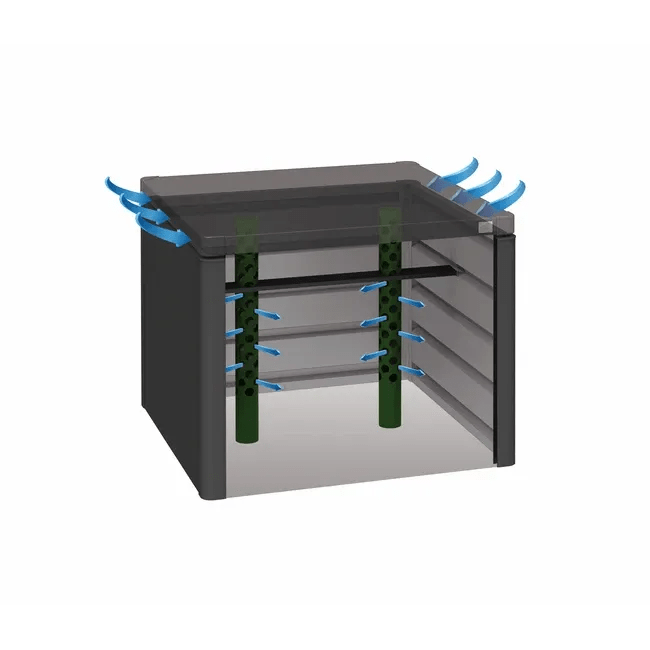 Biohort – MonAmi compostera metálica de diseño - BricoandPool