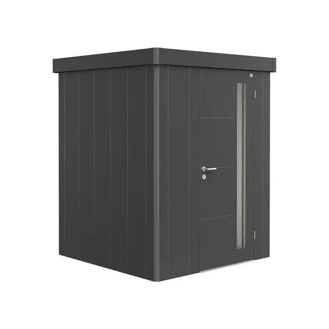 Biohort – Neo Caseta metálica de jardín en color Gris oscuro metálico - BricoandPool