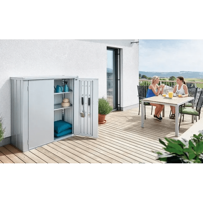 Biohort – Romeo armario de exterior ideal para balcón y terraza - BricoandPool