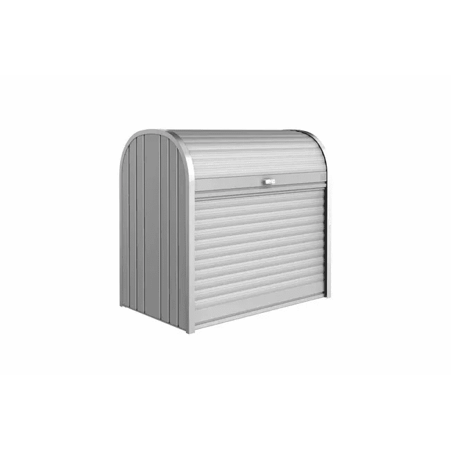 Biohort – StoreMax arcón de persiana multifuncional en color Plata metálica - BricoandPool