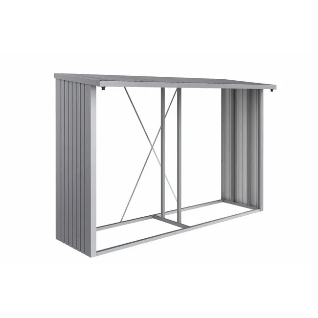 Biohort – WoodStock leñero y armario para equipos todo en uno - BricoandPool