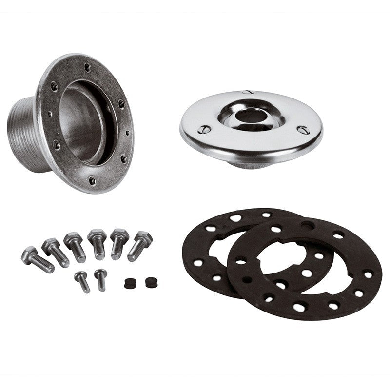 Boquilla de impulsión inox Ø 25 mm pasamuros piscina liner con adaptador AstralPool - BricoandPool