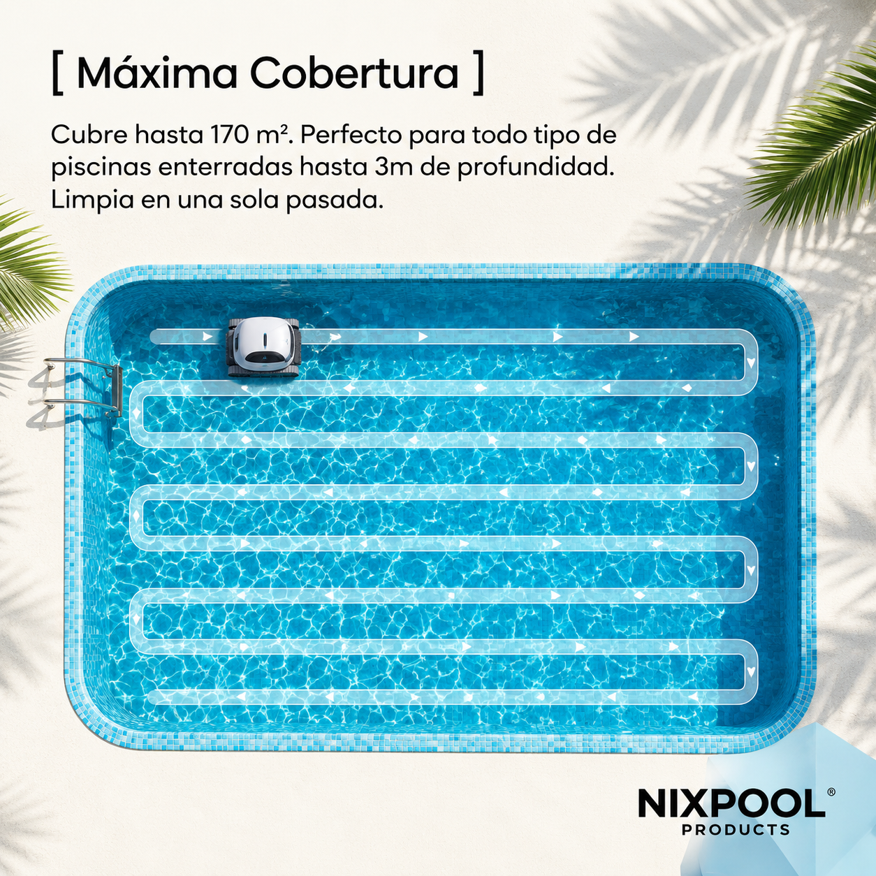Nix Pool - poolroboter ohne kabel QD40