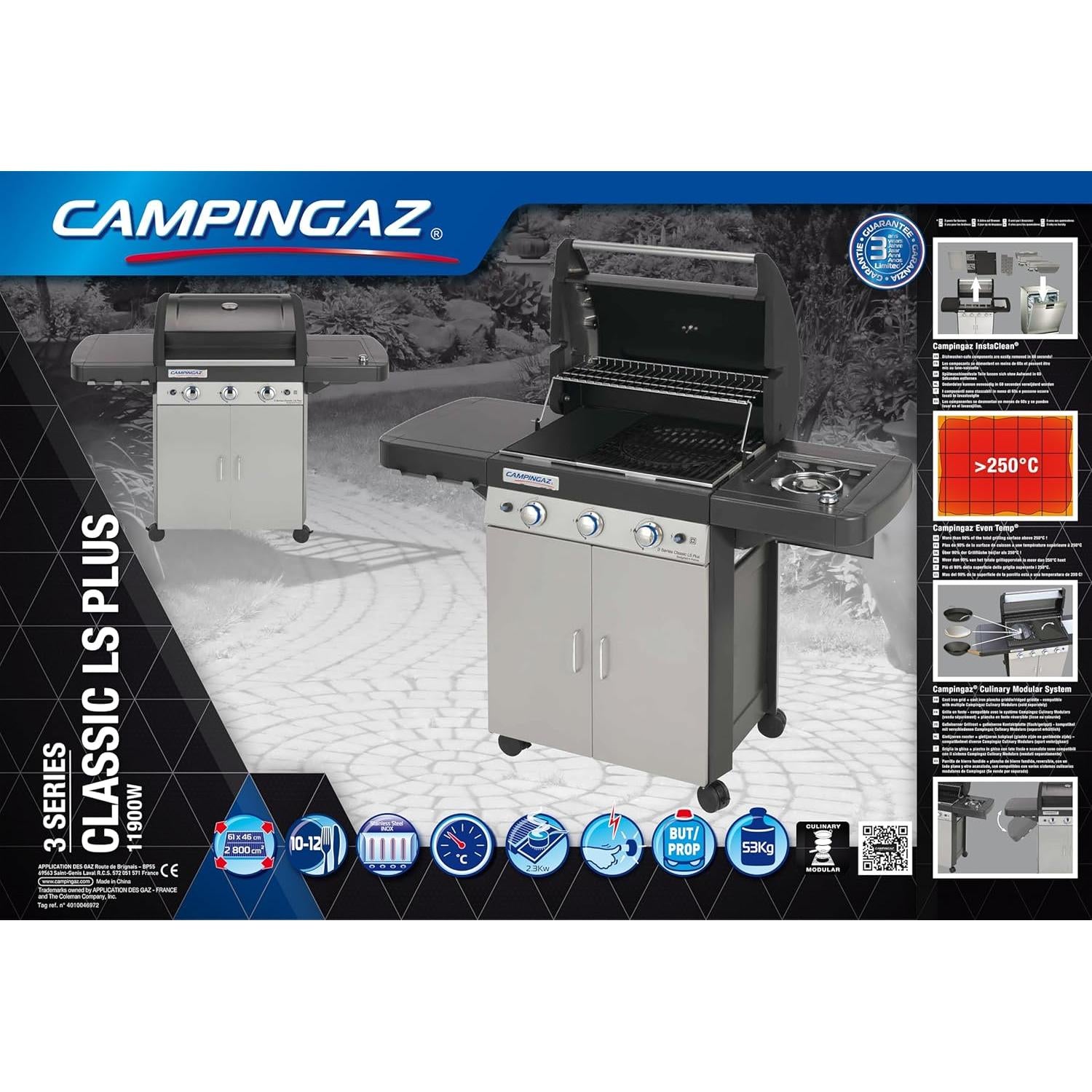 Campingaz - Barbacoa 3 Series Classic LS Plus ES - BricoandPool