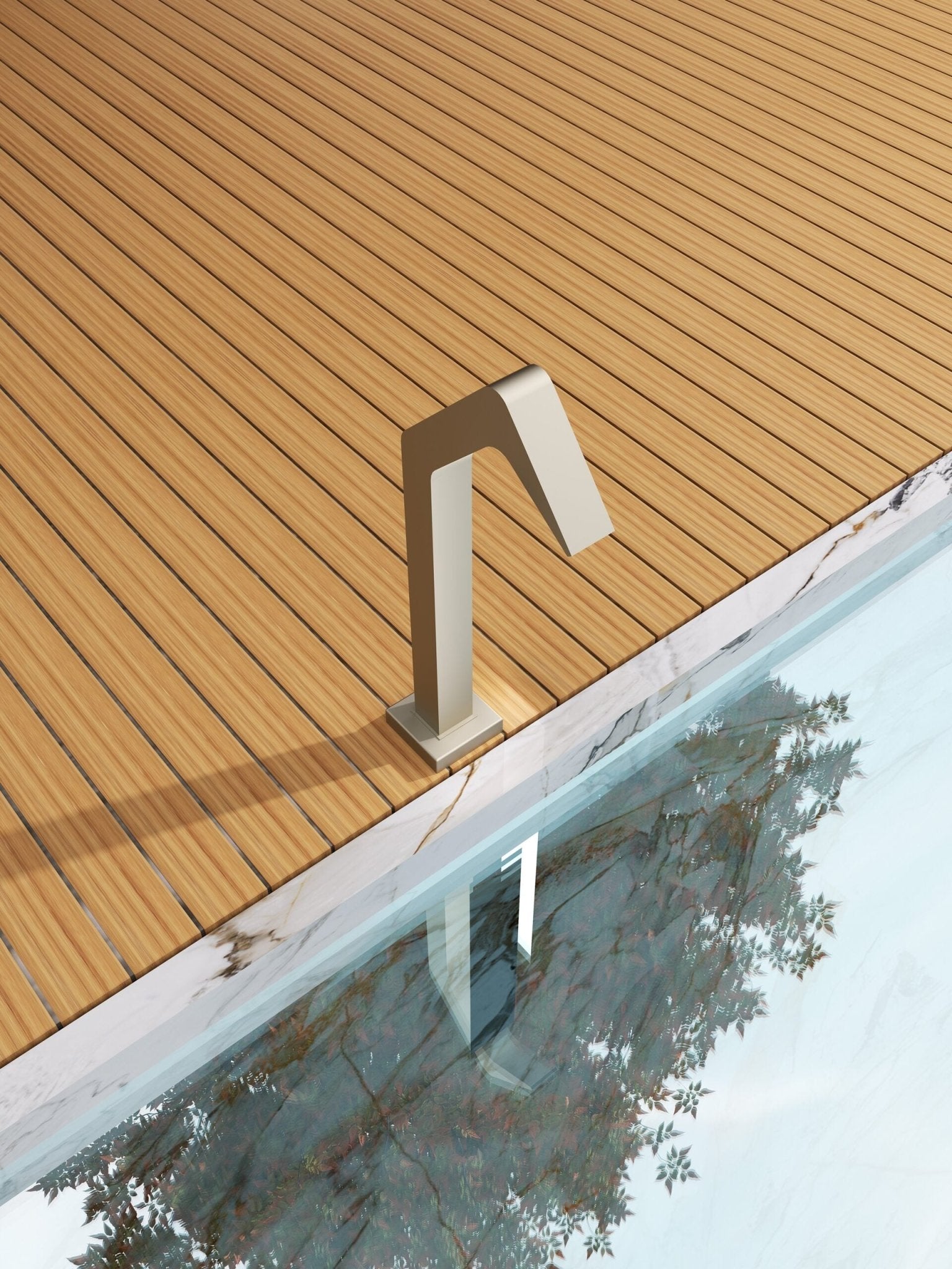 Cascada de agua para piscina 6cm NIÁGARA Moka - BricoandPool