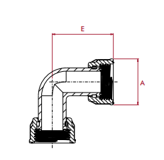 Cepex - Codo 90º PVC H/H para colectores - BricoandPool